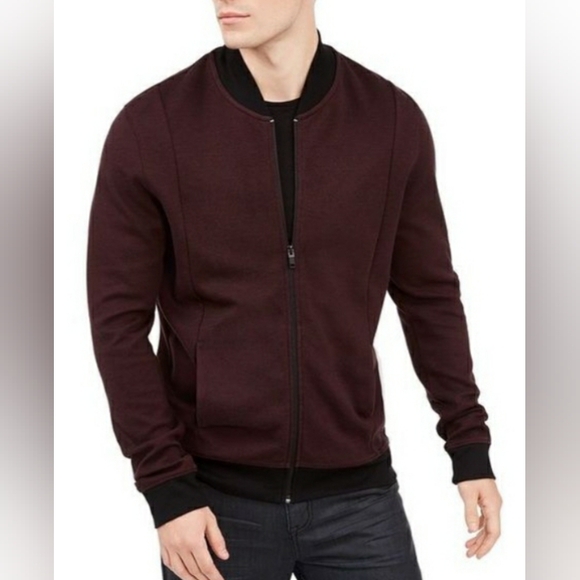 Alfani Men's Metallic Panel Full-Zip Jacket